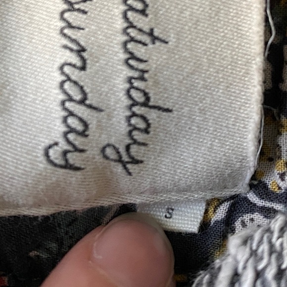 Saturday Sunday, Anthropologie, Asymmetrical Striped Cardigan Blazer Jacket - Picture 9 of 10